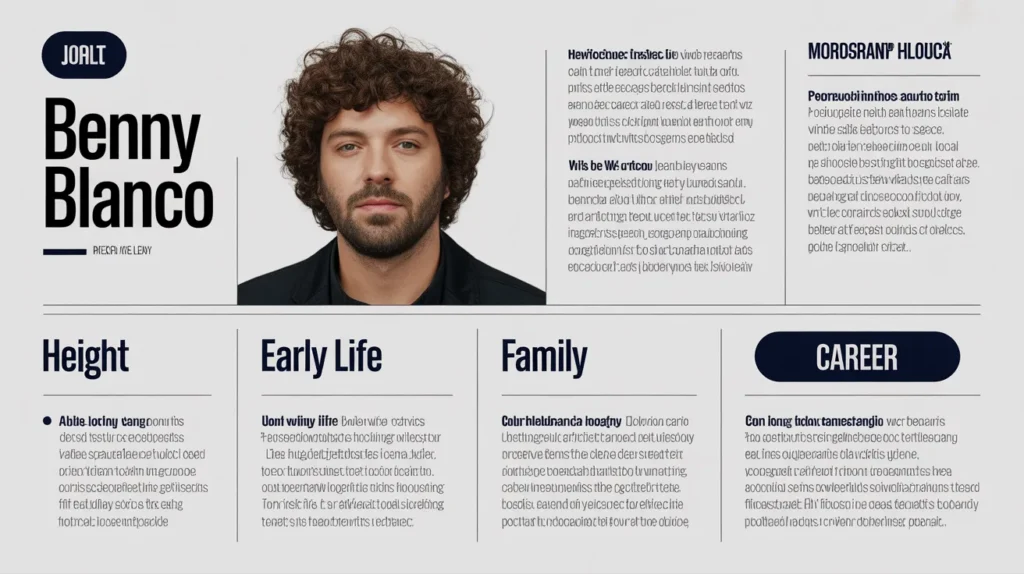 Benny Blanco Height