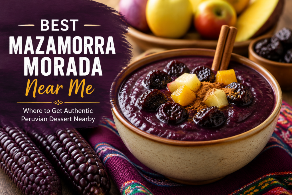 Best Mazamorra Morada Near Me