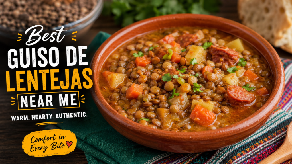 Best Guiso de Lentejas Near Me: Where to Find Authentic, Comforting Lentil Stew best guiso de lentejas near me