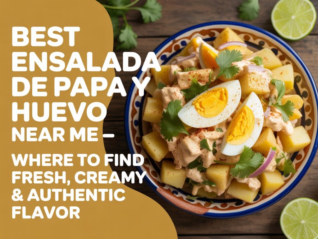 Best Ensalada de Papa y Huevo Near Me