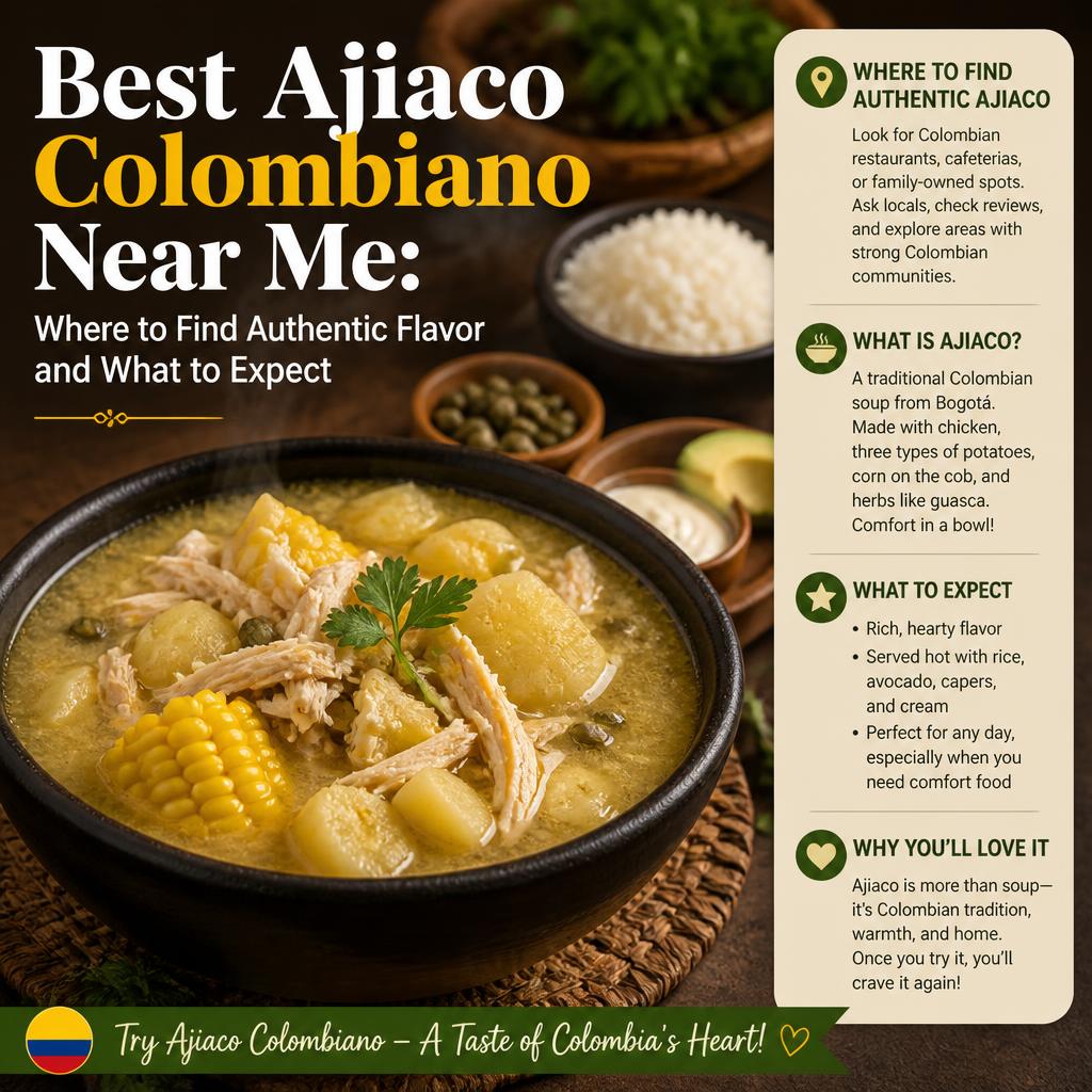Best Ajiaco Colombiano Near Me: Where to Find Authentic Flavor and What to Expect Best Ajiaco Colombiano Near Me