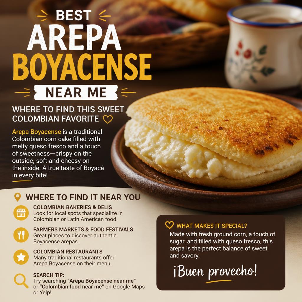 Best Arepa Boyacense Near Me: Where to Find This Sweet Colombian Favorite Best Arepa Boyacense Near Me