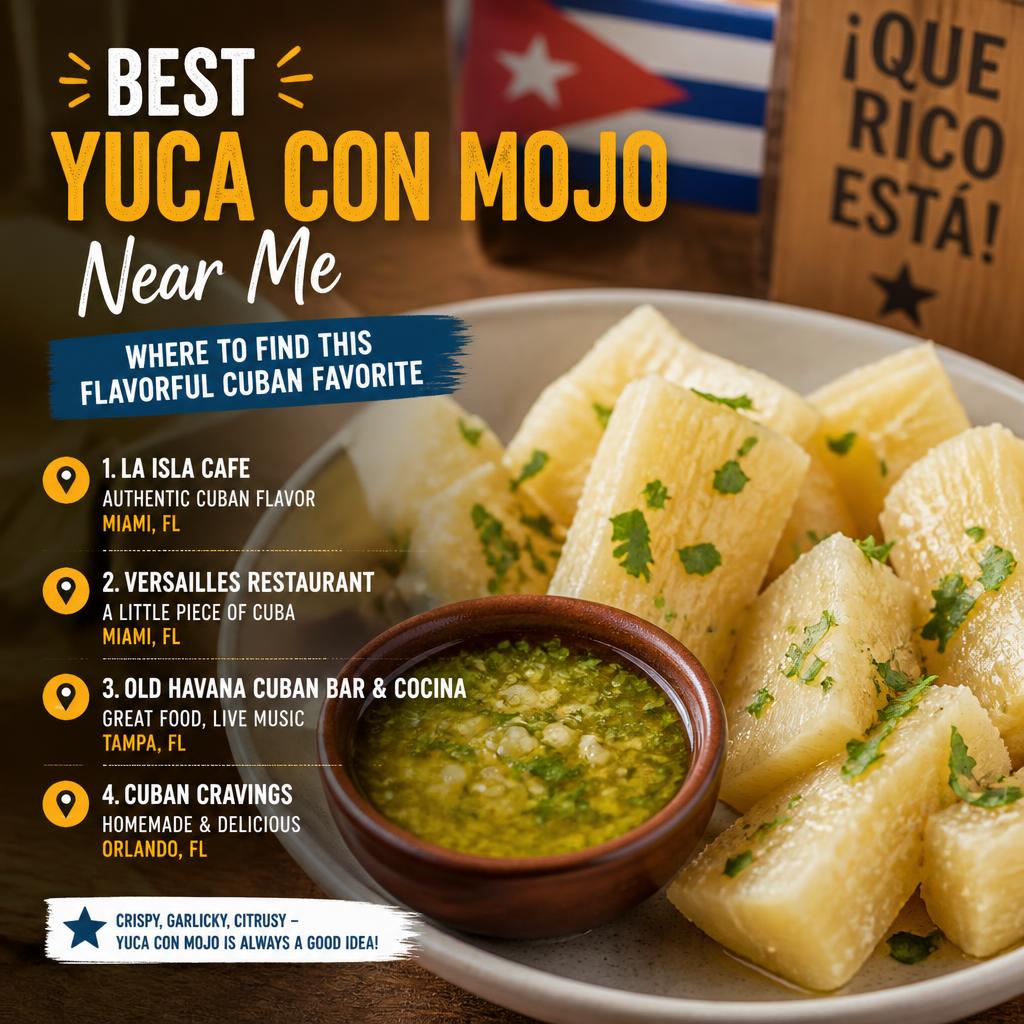 Best Yuca Con Mojo Near Me – Where to Find This Flavorful Cuban Favorite Best Yuca Con Mojo Near Me