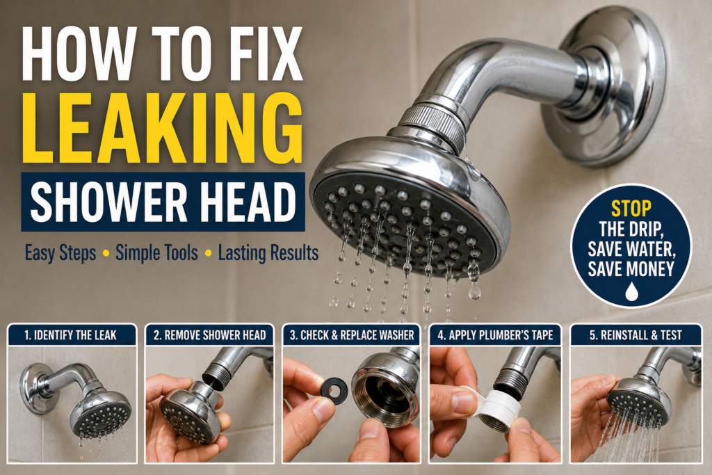 How to Fix Leaking Shower Head: Easy Steps That Actually Work How to Fix Leaking Shower Head