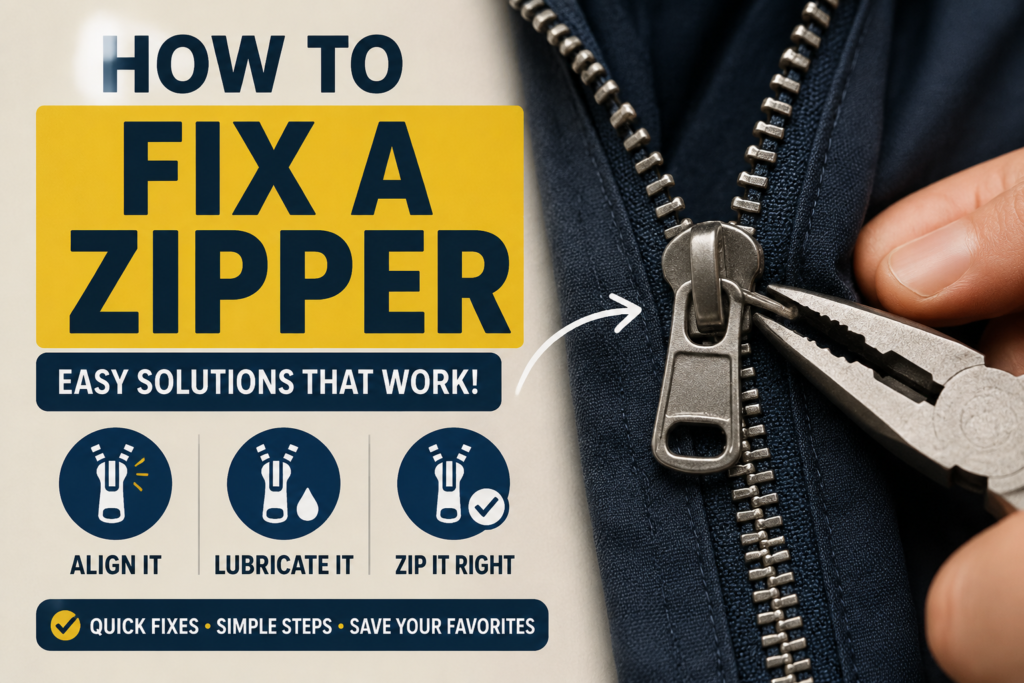 How to Fix a Zipper