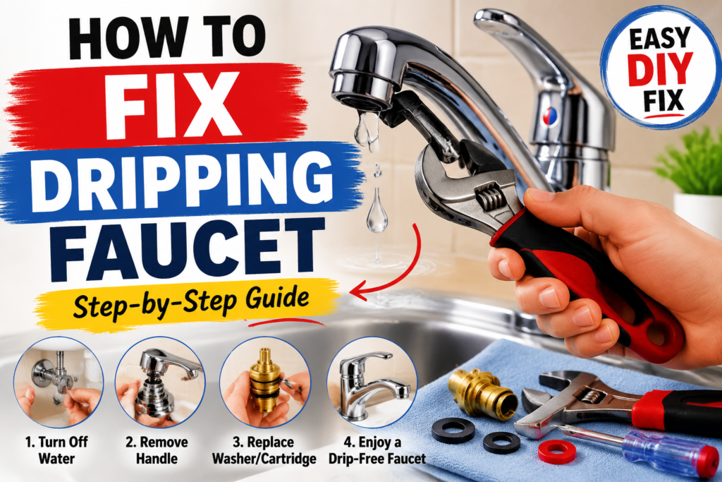 How to Fix Dripping Faucet: A Simple Step-by-Step Guide for Homeowners How to Fix Dripping Faucet