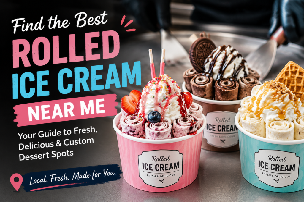 Rolled Ice Cream Near Me – A Complete Guide to Finding the Best Fresh Dessert Spots Rolled Ice Cream Near Me