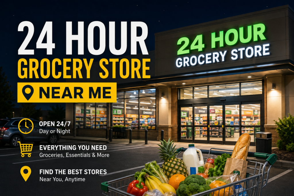 24 Hour Grocery Store Near Me