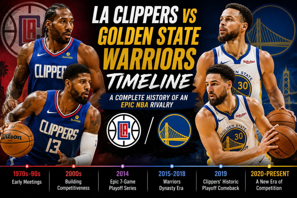 LA Clippers vs Golden State Warriors Timeline: A Complete History of an Exciting NBA Rivalry LA Clippers vs Golden State Warriors Timeline
