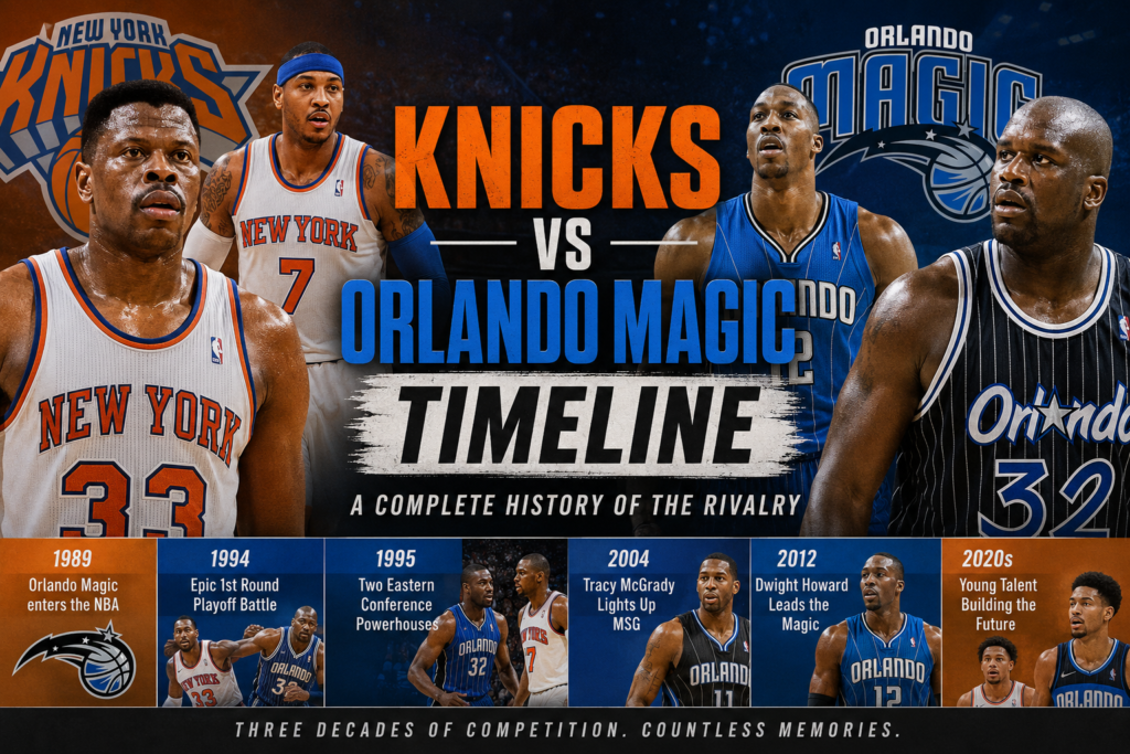 Knicks vs Orlando Magic Timeline: A Complete History of the Rivalry Knicks vs Orlando Magic Timeline