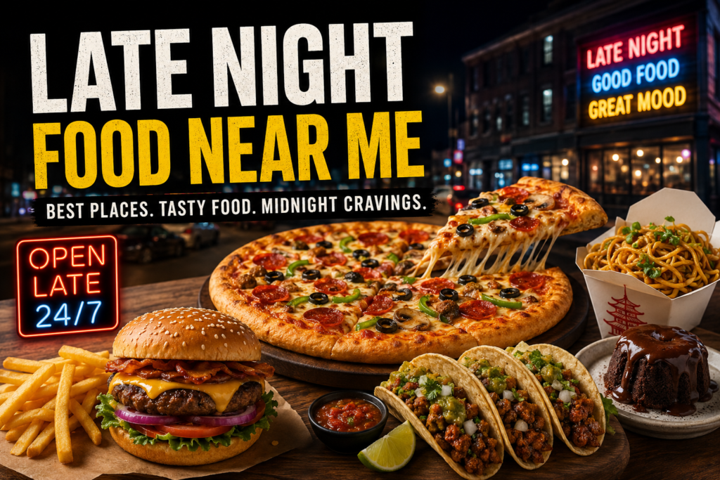 Late Night Food Near Me: The Ultimate Guide to Satisfying Your Midnight Cravings Late Night Food Near Me