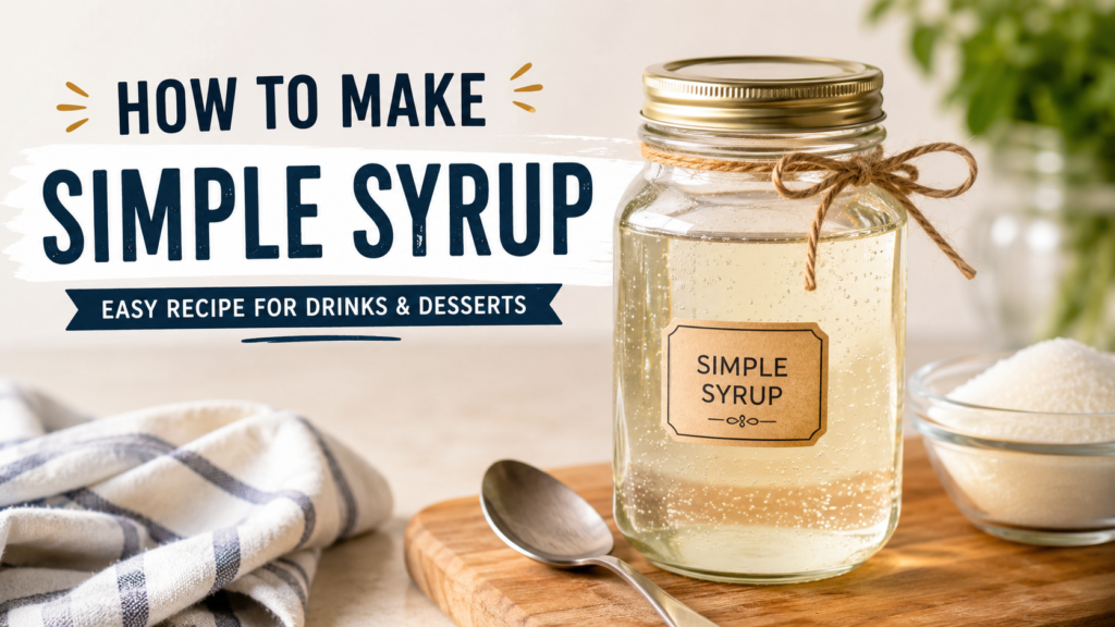 how to make simple syrup