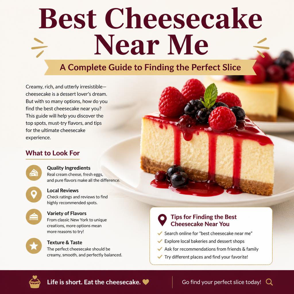 Best Cheesecake Near Me – A Complete Guide to Finding the Perfect Slice Best Cheesecake Near Me