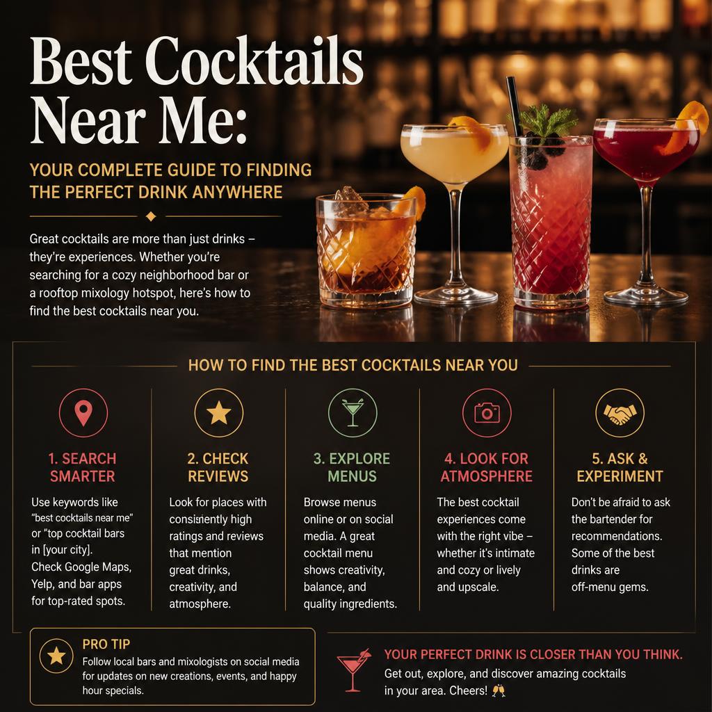 Best Cocktails Near Me: Your Complete Guide to Finding the Perfect Drink Anywhere Best Cocktails Near Me