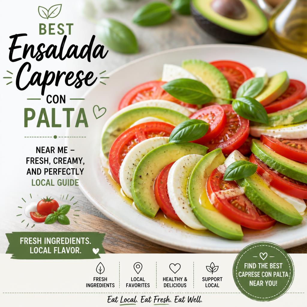 Best Ensalada Caprese con Palta Near Me – Fresh, Creamy, and Perfectly Local Guide Best Ensalada Caprese con Palta Near Me