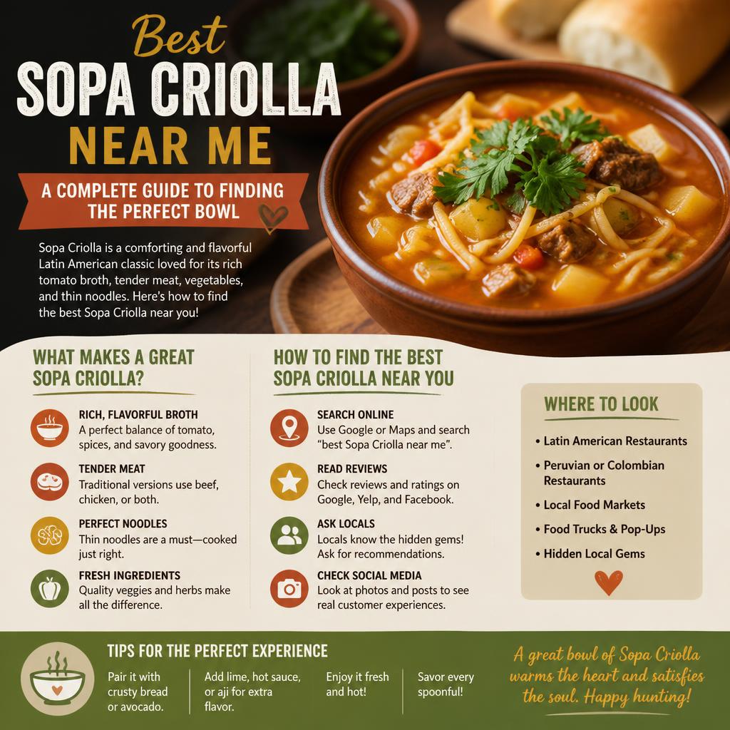 Best Sopa Criolla Near Me: A Complete Guide to Finding the Perfect Bowl Best Sopa Criolla Near Me