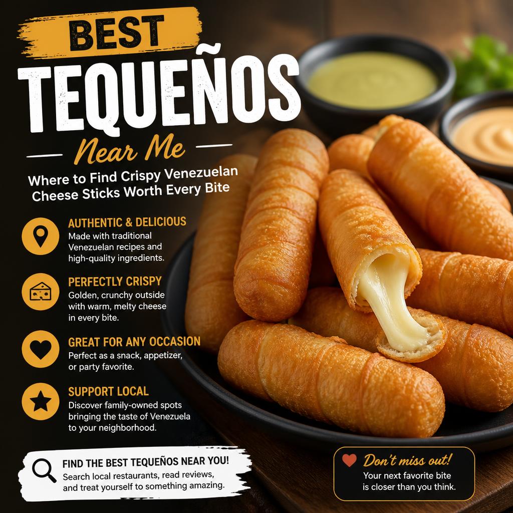 Best Tequenos Near Me – Where to Find Crispy Venezuelan Cheese Sticks Worth Every Bite Best Tequenos Near Me