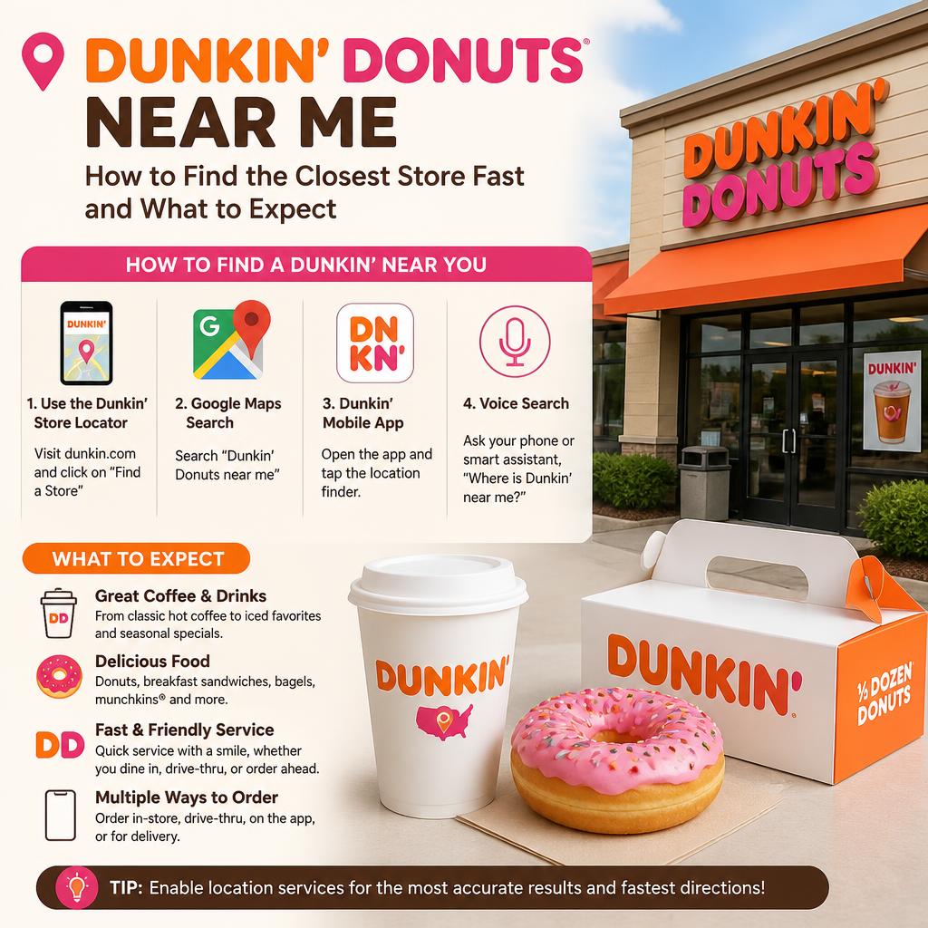 Dunkin' Donuts Near Me