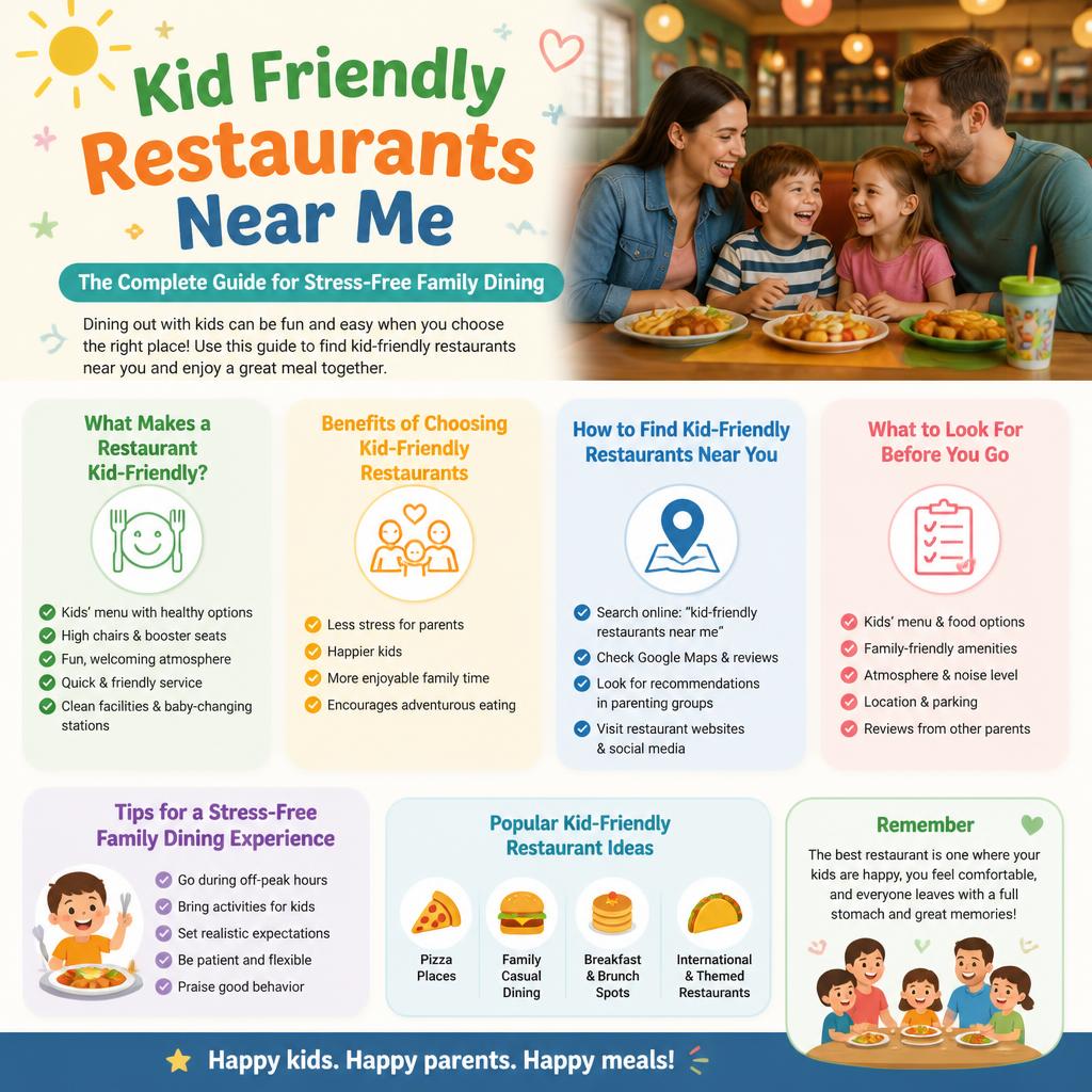 Kid Friendly Restaurants Near Me: The Complete Guide for Stress-Free Family Dining Kid Friendly Restaurants Near Me