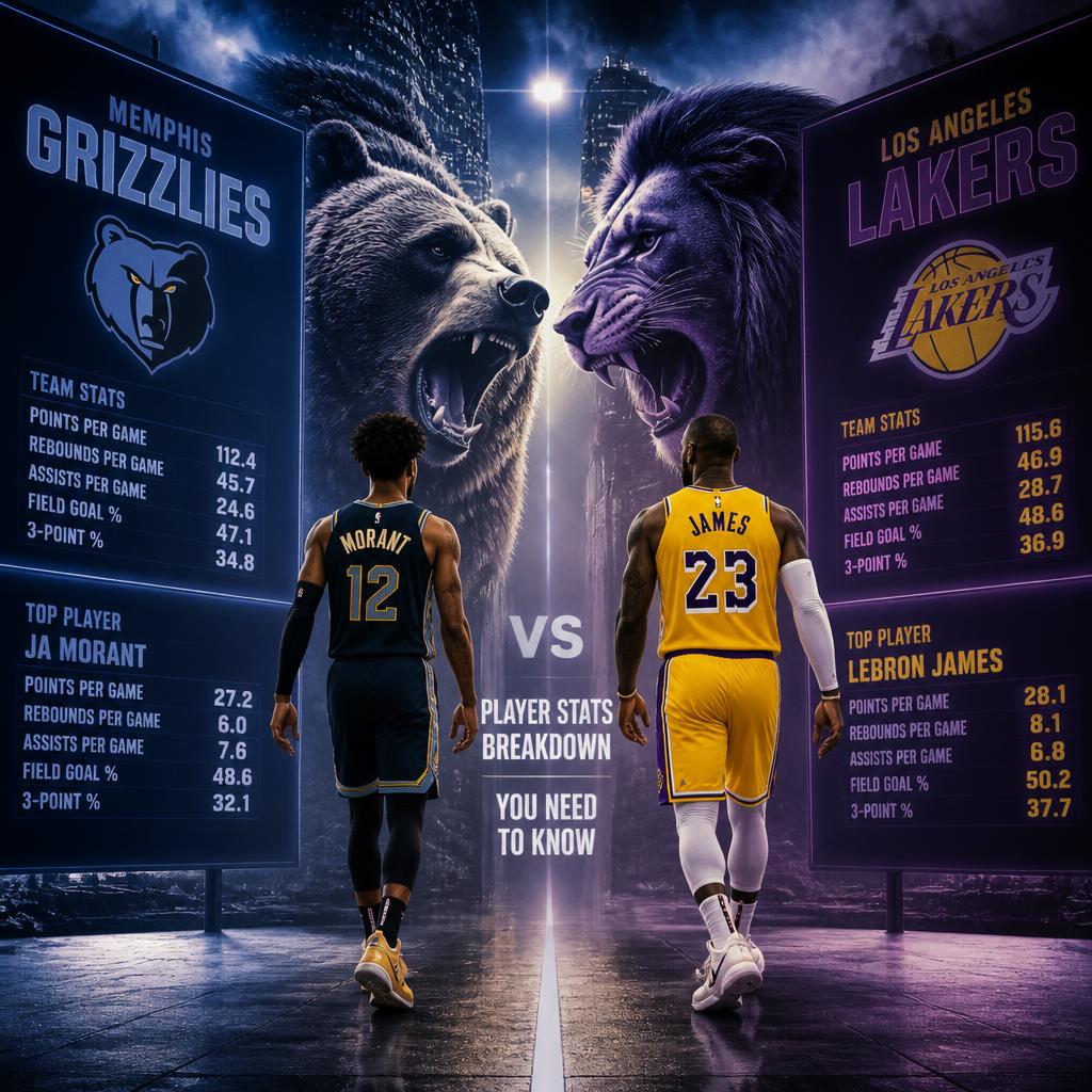 Memphis Grizzlies vs Lakers Match Player Stats Breakdown You Need to Know Memphis Grizzlies vs Lakers Match Player Stats