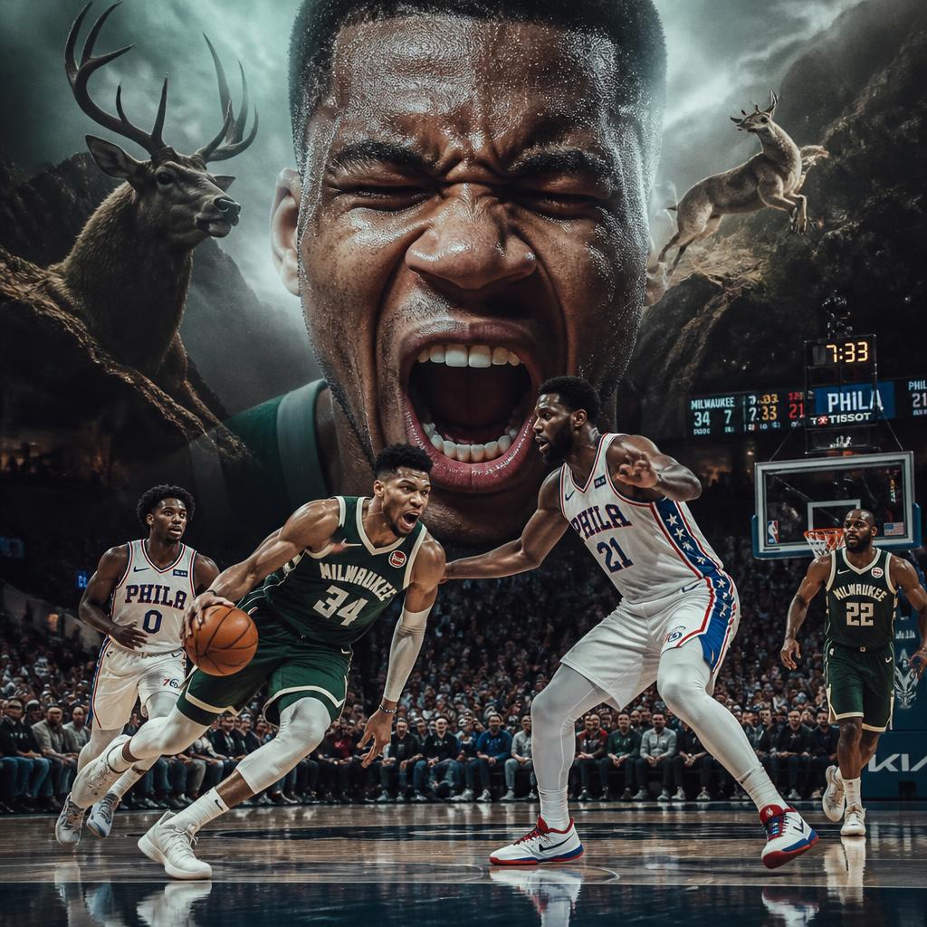 Milwaukee Bucks vs 76ers Match Player Stats