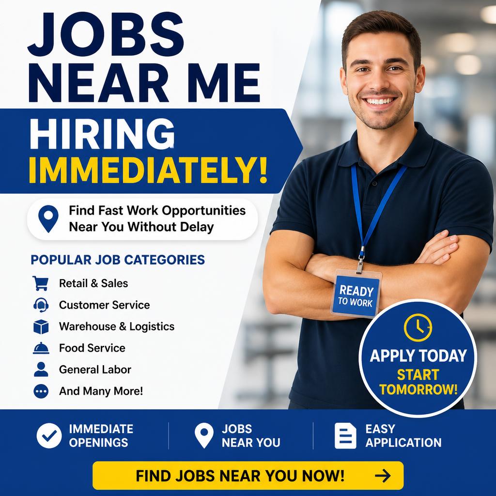jobs near me hiring immediately – Find Fast Work Opportunities Near You Without Delay jobs near me hiring immediately