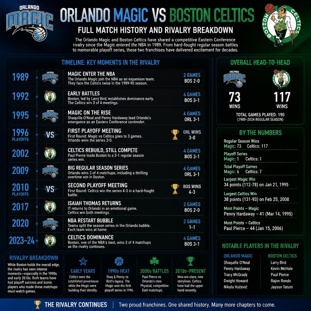 orlando magic vs boston celtics timeline — Full Match History and Rivalry Breakdown orlando magic vs boston celtics timeline