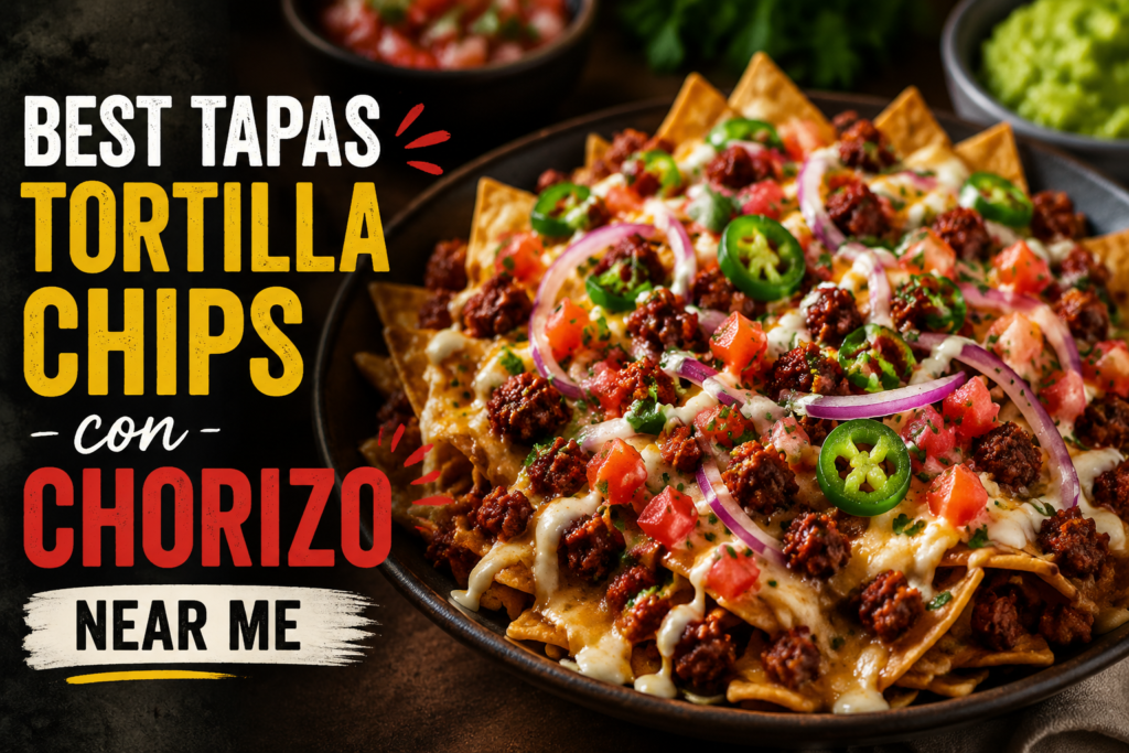 Best Tapas Tortilla Chips con Chorizo Near Me: Where to Find the Crispiest, Most Flavorful Plate Best Tapas Tortilla Chips con Chorizo Near Me