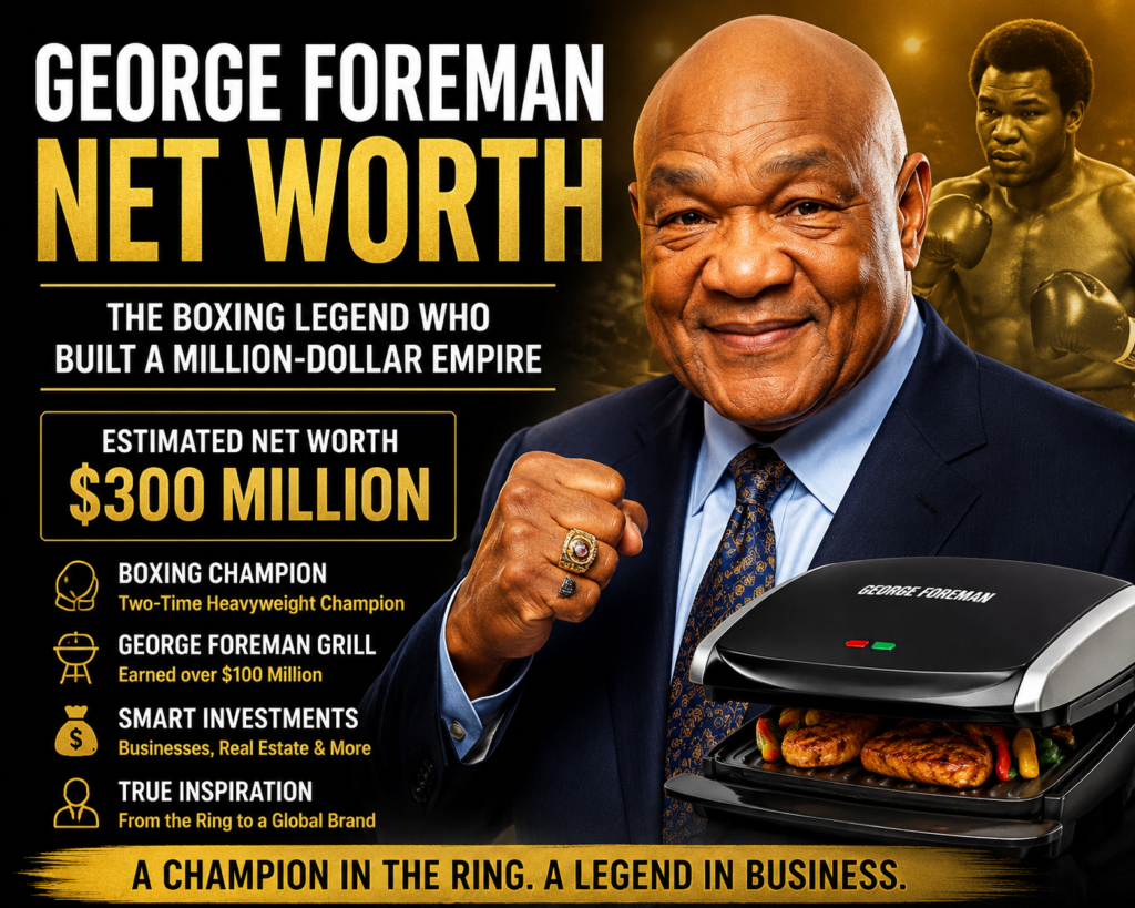George Foreman Net Worth: Wealth, Boxing Career, Business Success, and How He Built His Fortune George Foreman Net Worth