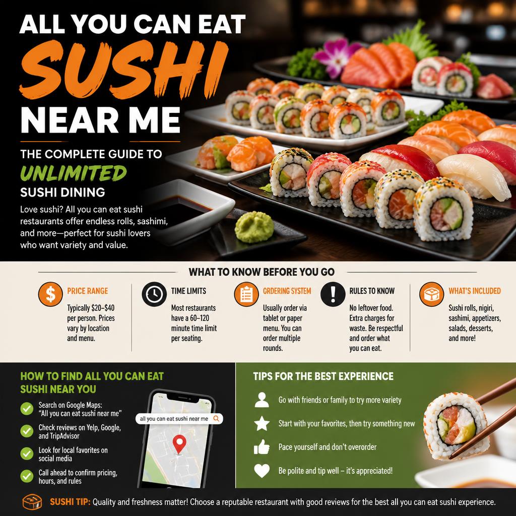 All You Can Eat Sushi Near Me: The Complete Guide to Unlimited Sushi Dining All You Can Eat Sushi Near Me