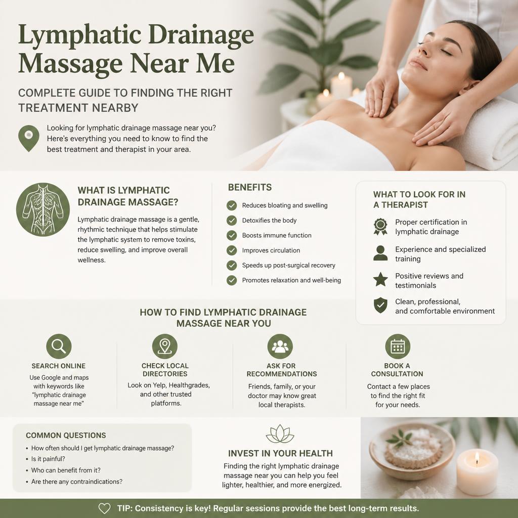 lymphatic drainage massage near me
