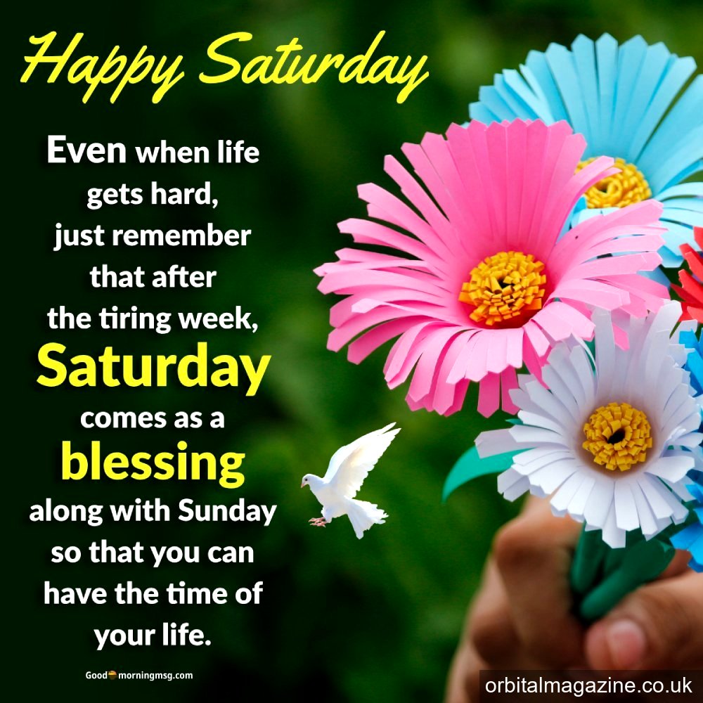 Good Morning Saturday Blessings: A Beautiful Start to the Weekend